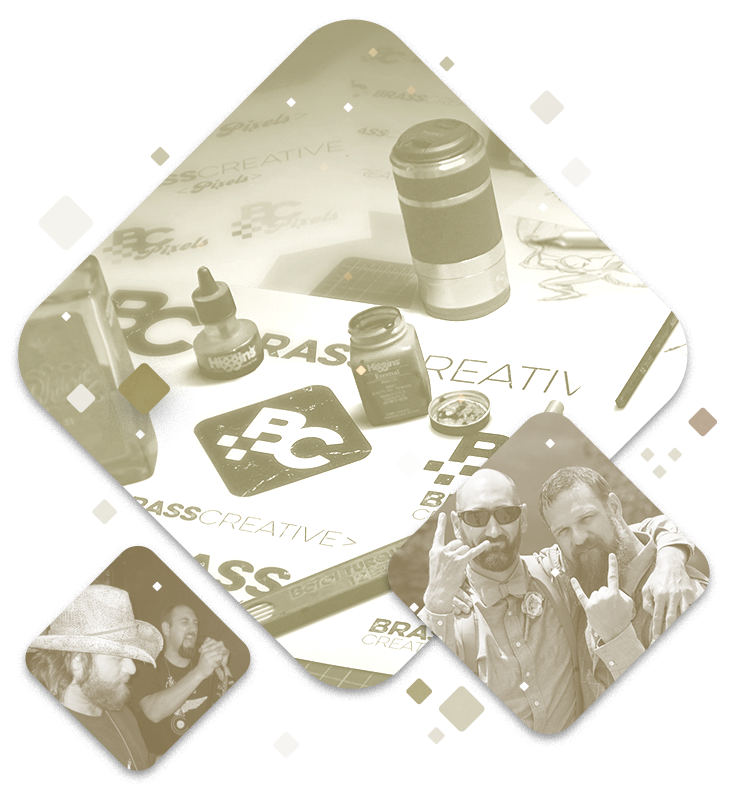 Brass Creative Collage Image