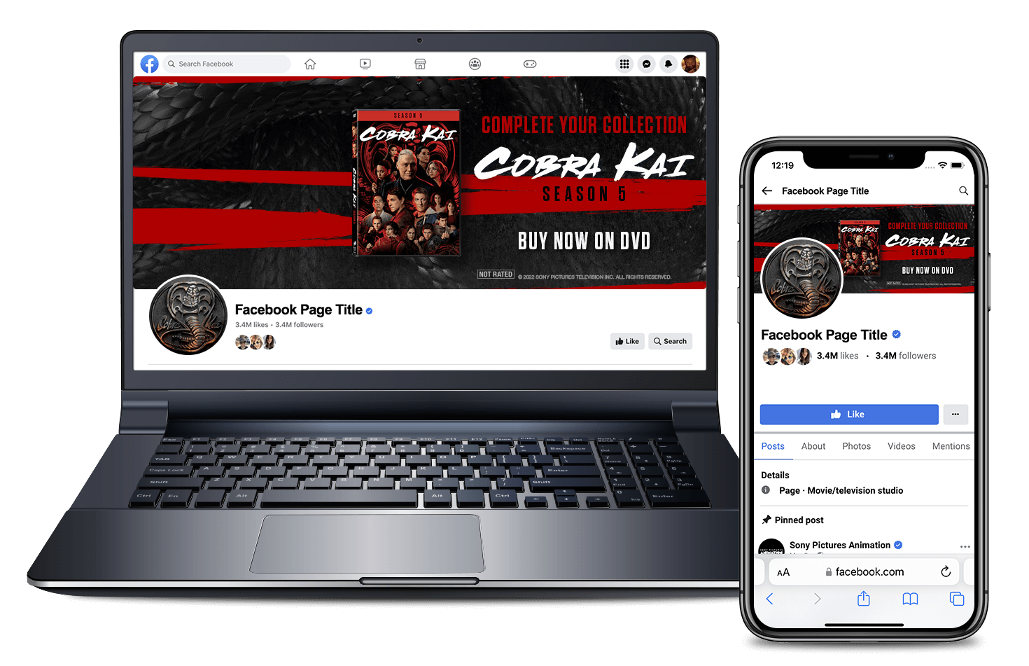 Cobra Kai: Season 5 Facebook Cover and Profile Image