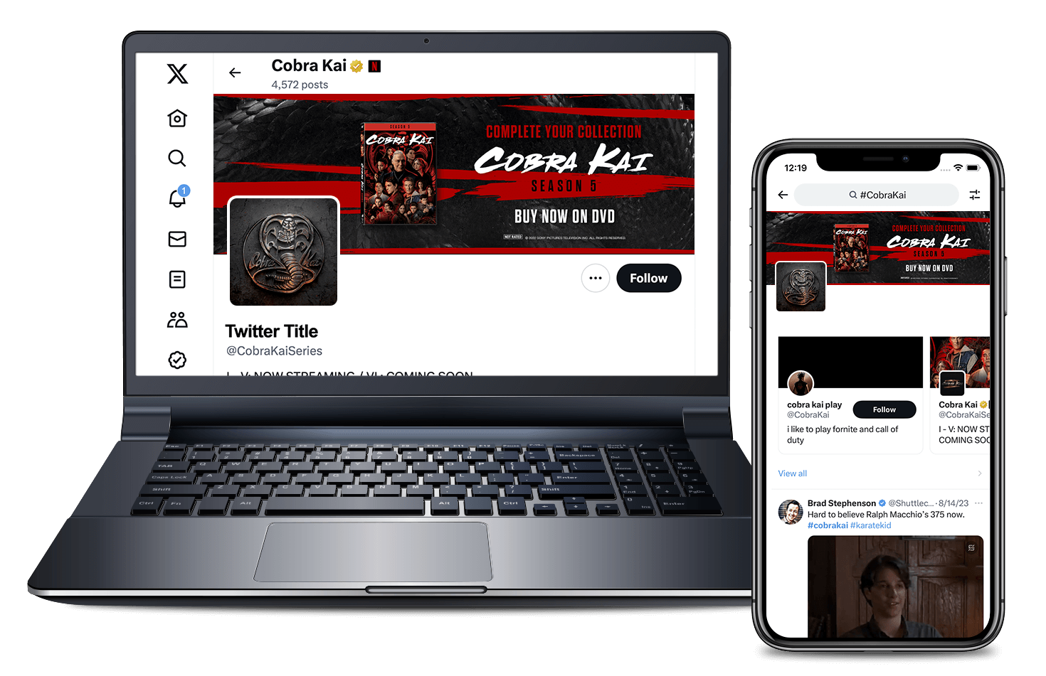 Cobra Kai: Season 5 Twitter Cover and Profile Image